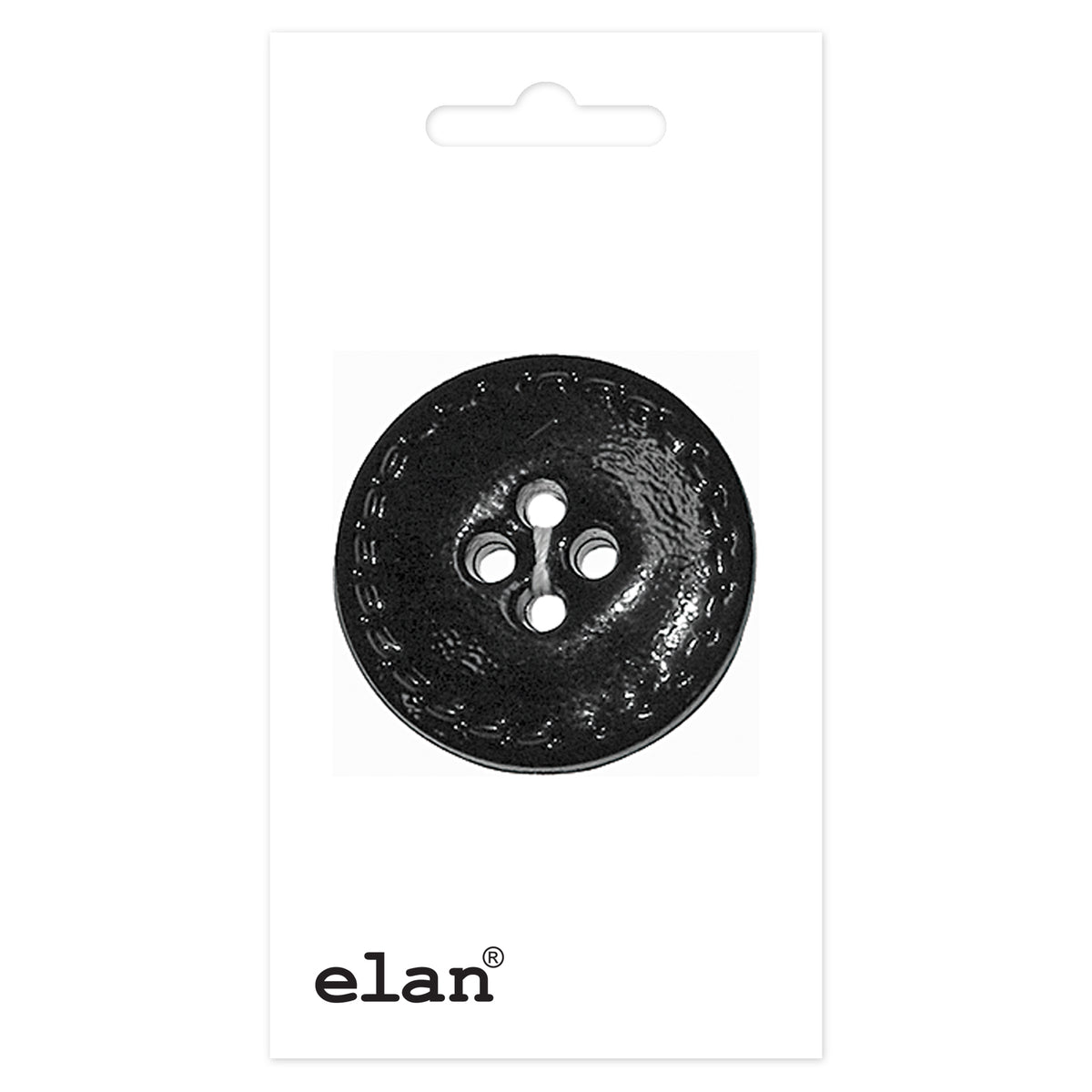 ELAN 4-hole sew-through button, 34 mm (1 3/8 in.), 1-count