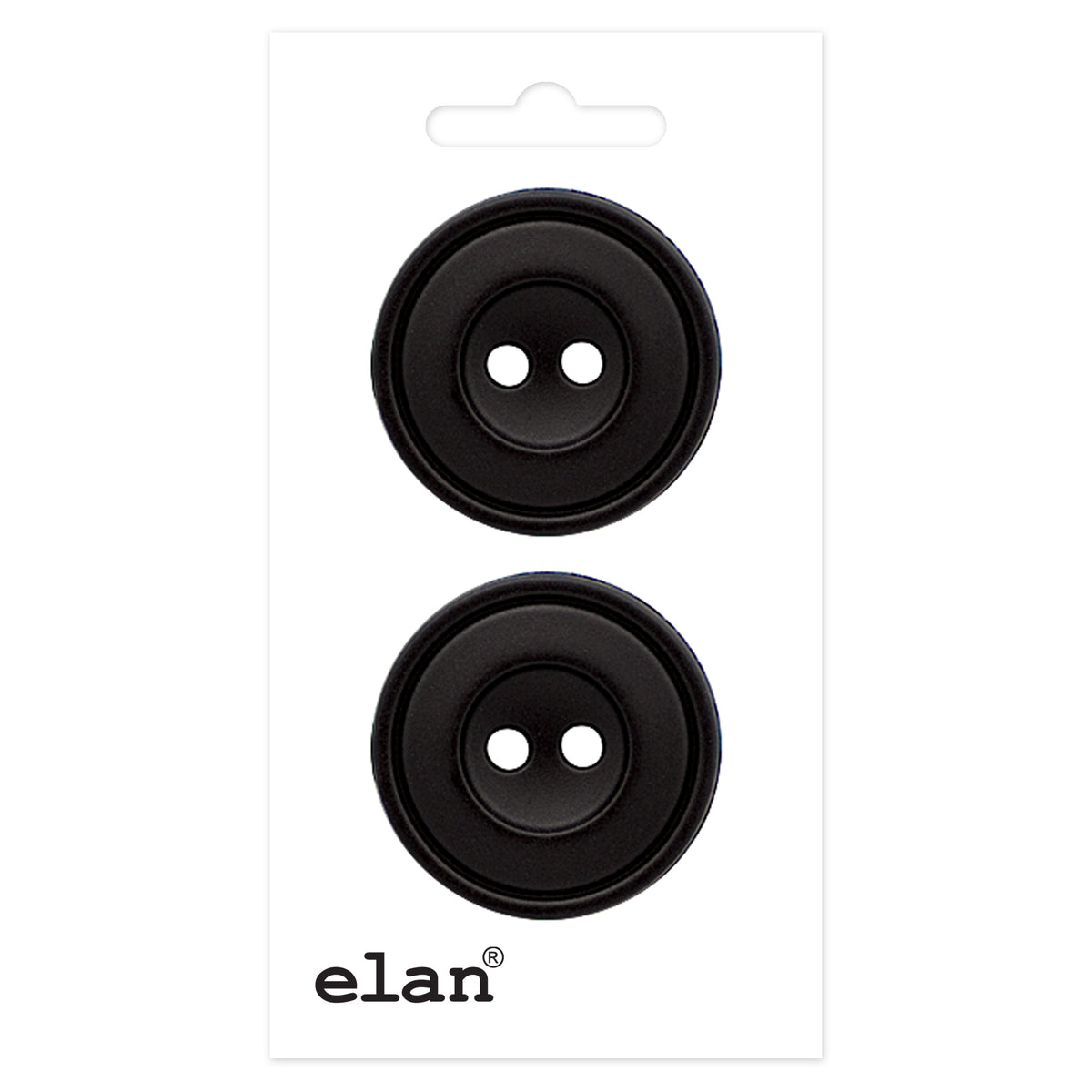 ELAN 2 Hole Button 28 mm (1 1/8 in), 2 Count