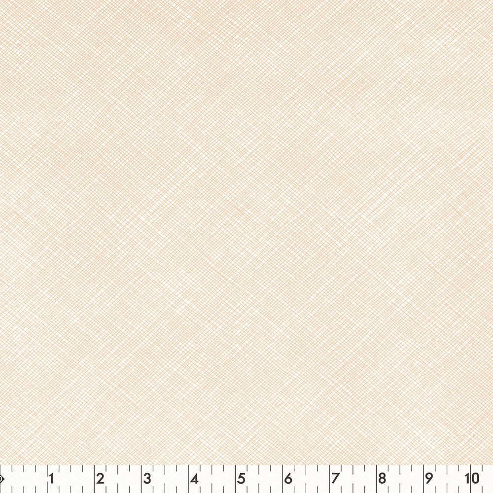 FABRIC CREATIONS 42" × 8 yd Cotton Fabric Bolt — Tan Woven Lines
