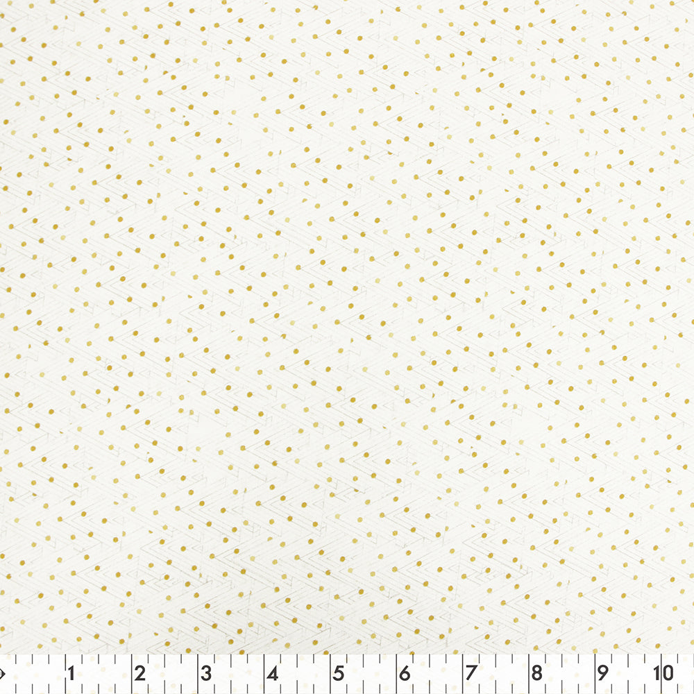 FABRIC CREATIONS 42" × 8 yd Cotton Fabric Bolt — White Wishing You A Merry Christmas