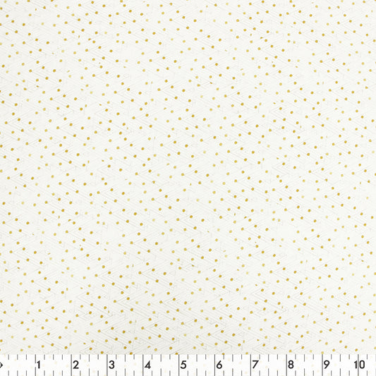 FABRIC CREATIONS 42" × 8 yd Cotton Fabric Bolt — White Wishing You A Merry Christmas