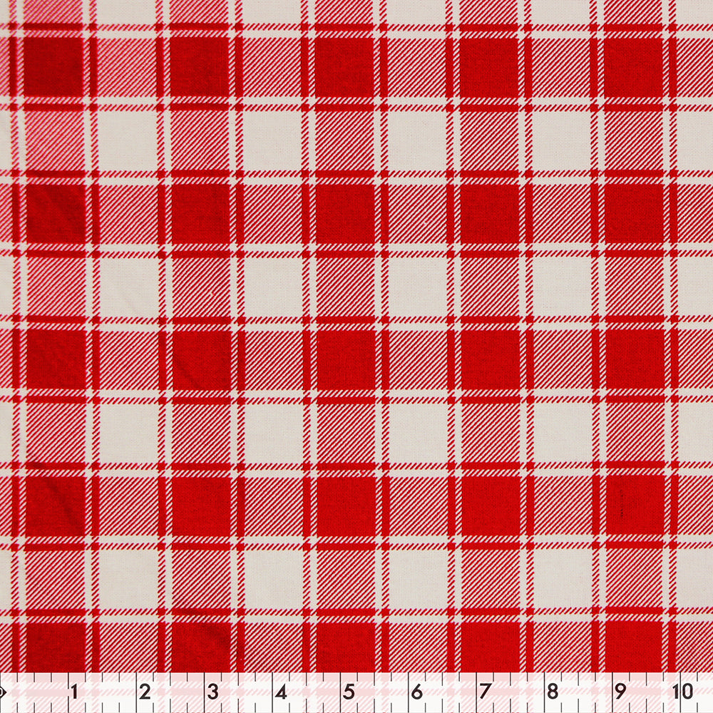 FABRIC CREATIONS 42" × 8 yd Cotton Fabric Bolt — Red Gnome For The Holiday