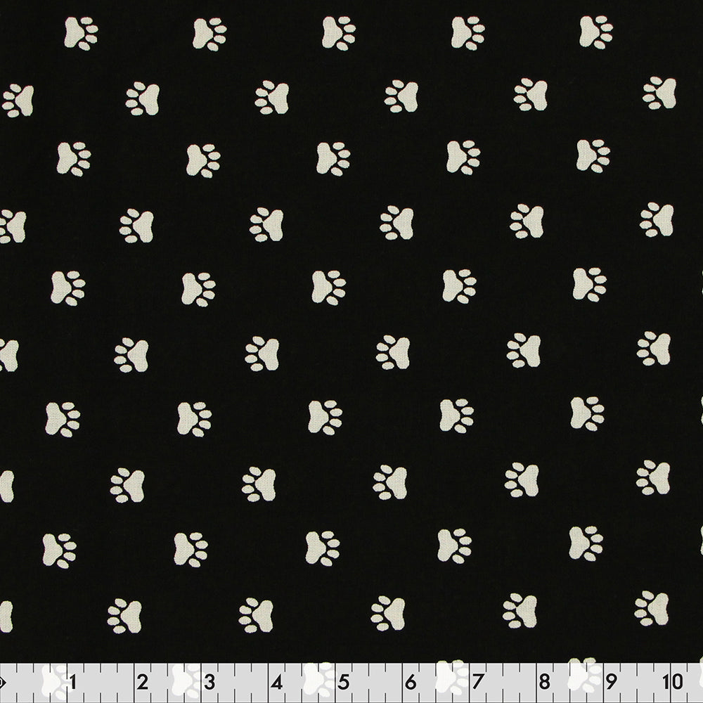 FABRIC CREATIONS 43" × 8 yd Cotton Fabric Bolt — Black Bentley & Friends