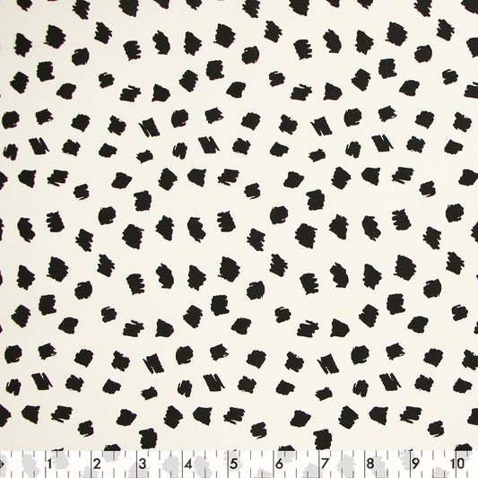 FABRIC CREATIONS 43" × 8 yd Cotton Fabric Bolt — White Bentley & Friends