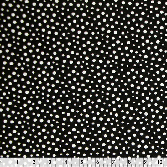 FABRIC CREATIONS 43" × 8 yd Cotton Fabric Bolt — Black Fuzzy Beakman