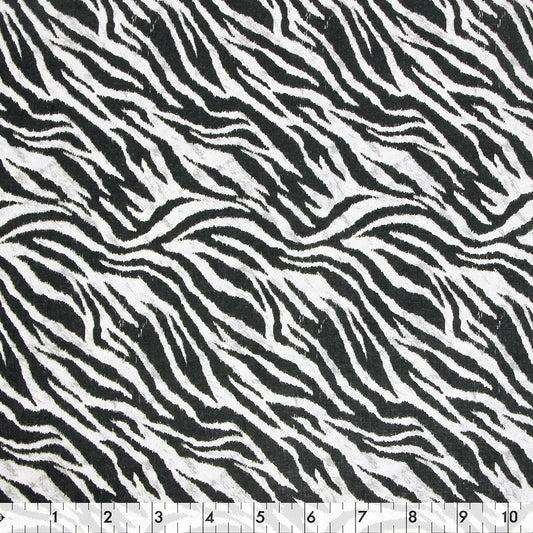 FABRIC CREATIONS 42" × 8 yd Cotton Fabric Bolt — Black Sassy Skins
