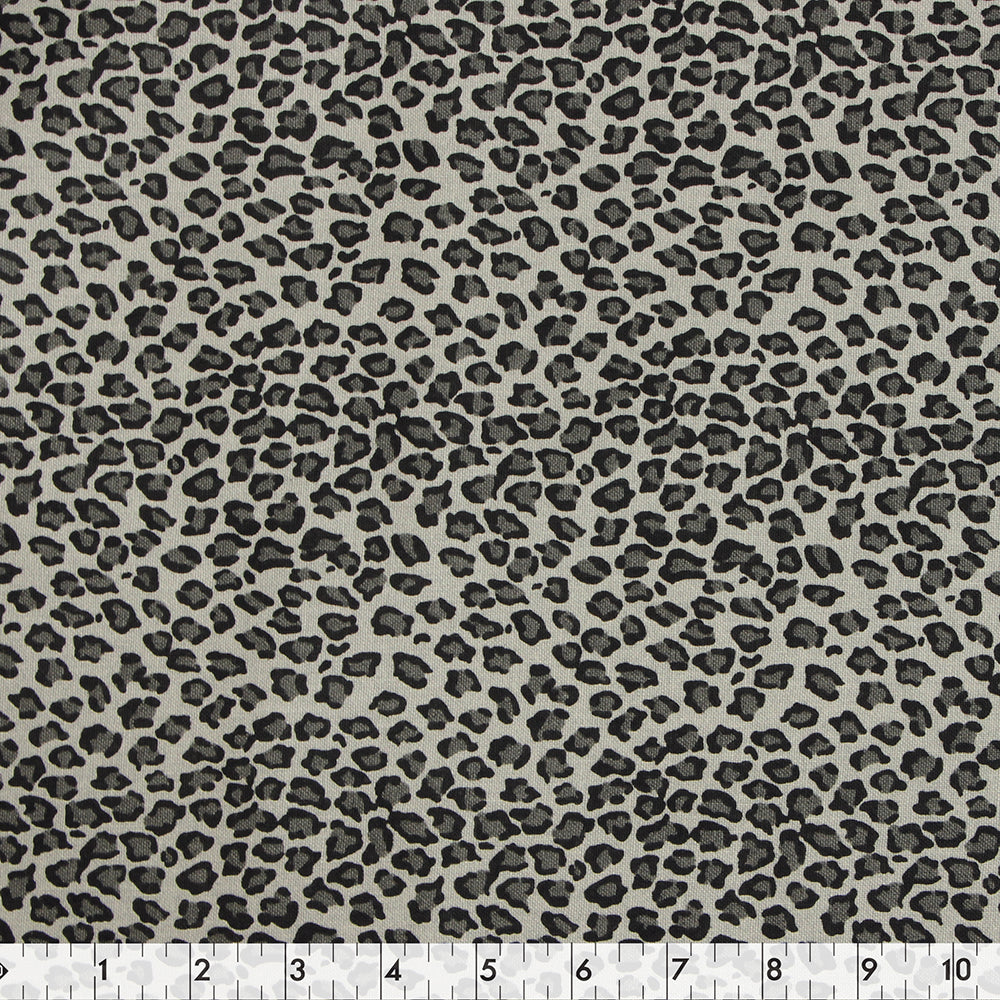 FABRIC CREATIONS 42" × 8 yd Cotton Fabric Bolt — Gray Sassy Skins