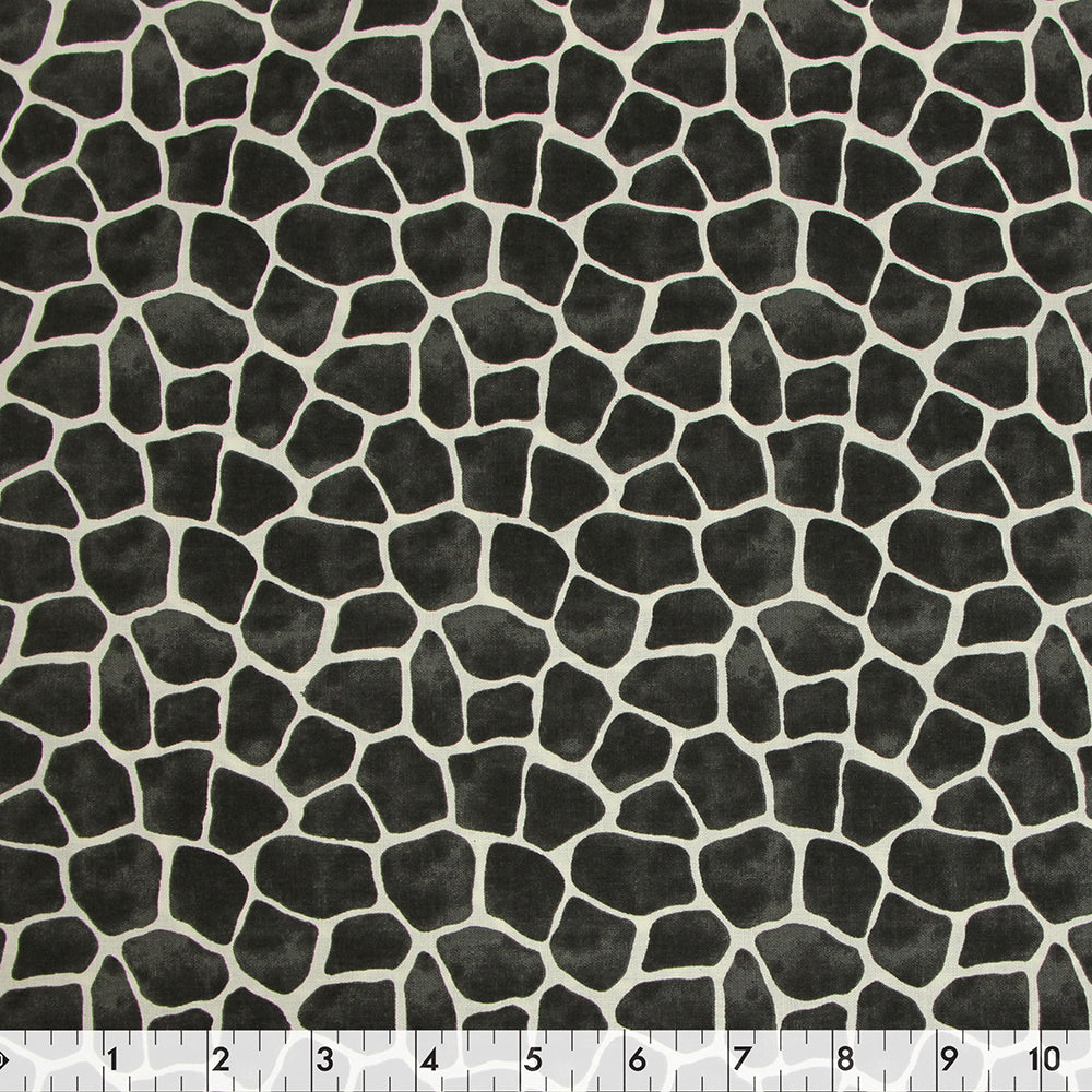 FABRIC CREATIONS 42" × 8 yd Cotton Fabric Bolt — Gray Sassy Skins
