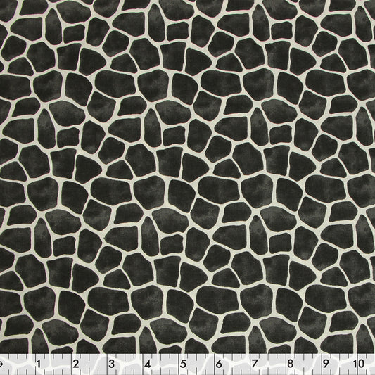 FABRIC CREATIONS 42" × 8 yd Cotton Fabric Bolt — Gray Sassy Skins