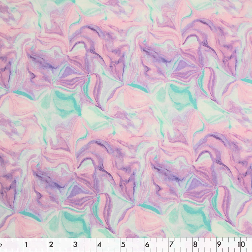 FABRIC CREATIONS 42" × 8 yd Cotton Fabric Bolt — Purple Watercolor