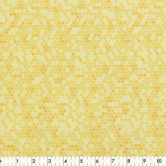 FABRIC CREATIONS 42in x 8yd Cotton Fabric Bolt - Honeycomb