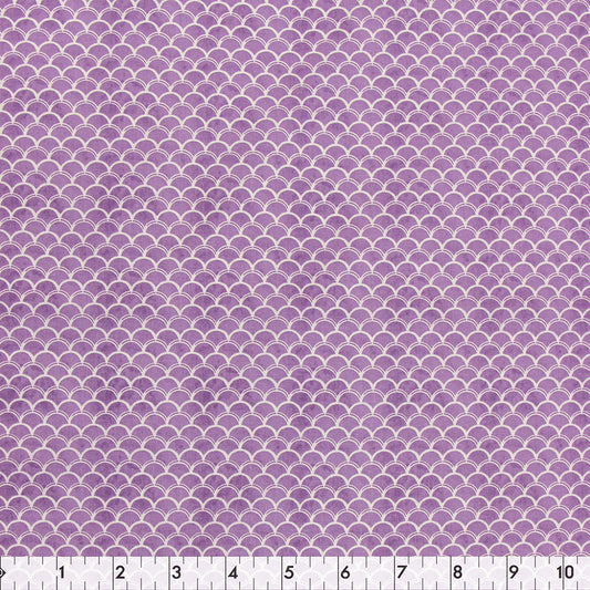 FABRIC CREATIONS Cotton Fabric Bolt 42 in × 8 yd - Purple Mermaid Society
