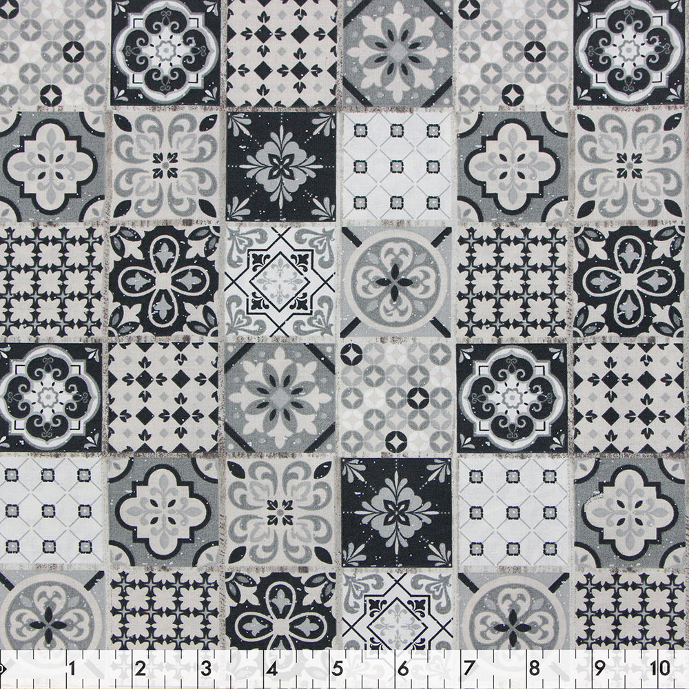 FABRIC CREATIONS 42in x 8yd Cotton Fabric Bolt - Multi Modern Farmhouse