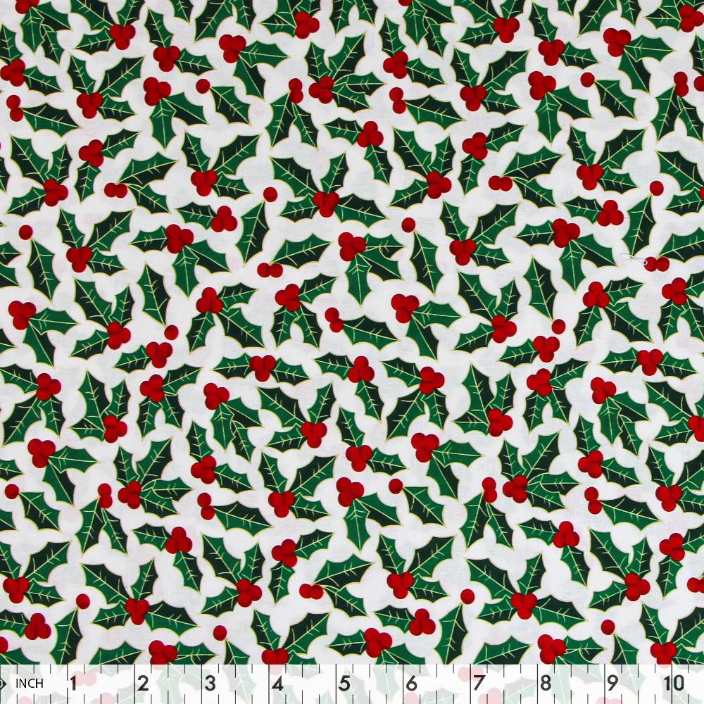 FABRIC CREATIONS Cotton Fabric Bolt 107 cm x 7.3 m (42 in. x 8 yd) - Christmas Best 3