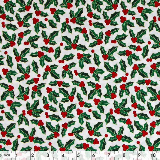 FABRIC CREATIONS Cotton Fabric Bolt 107 cm x 7.3 m (42 in. x 8 yd) - Christmas Best 3