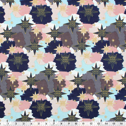 FABRIC CREATIONS Cotton Print Fabric Bolt 42 in × 8 yd