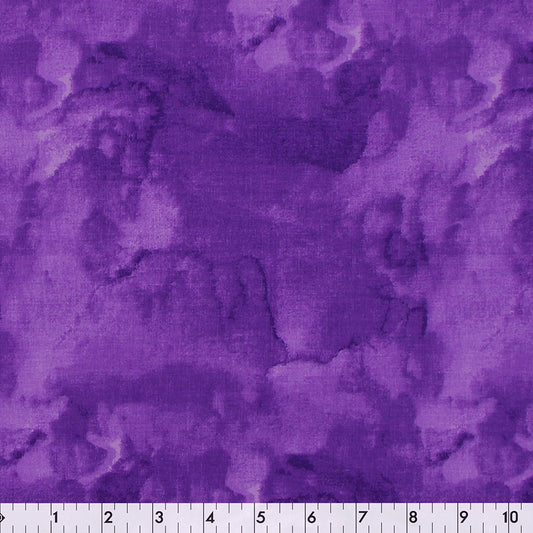 FABRIC CREATIONS Cotton Fabric Bolt — 42" × 8 yd — Purple with Smoke Texture
