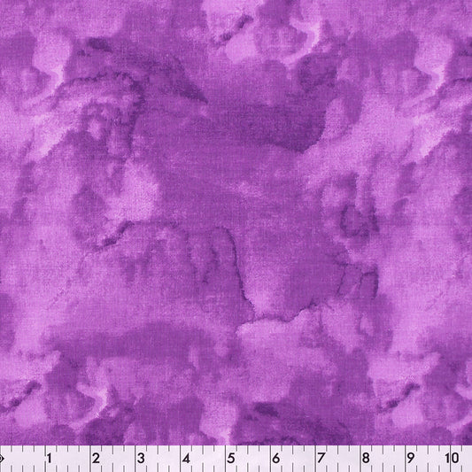 FABRIC CREATIONS Cotton Fabric Bolt 42 in × 8 yd — Dusty Purple with Smoke Texture