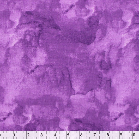 FABRIC CREATIONS 42&Prime; x 8yd Cotton Fabric Bolt - Light Purple with Smoke Texture