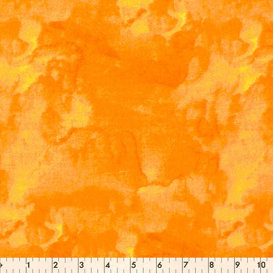 FABRIC CREATIONS Cotton Fabric Bolt — 42" × 8 yd — Light Orange with Smoke Texture