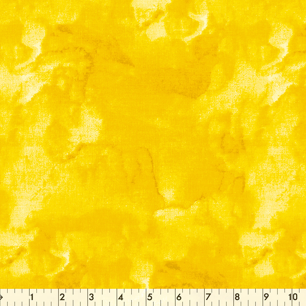 FABRIC CREATIONS Cotton Fabric Bolt — 42 in × 8 yd — Textured Yellow 1