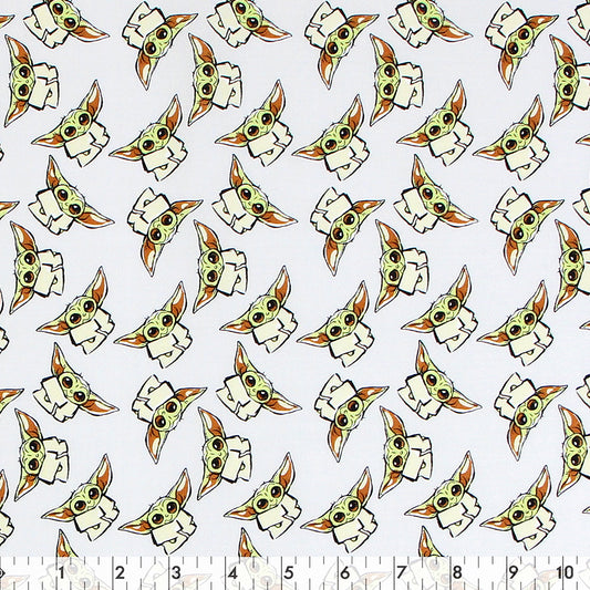 FABRIC CREATIONS 44" × 8 yd Cotton Fabric Bolt — Tossed (Licensed Print)