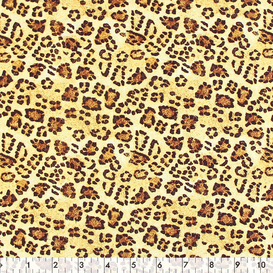 FABRIC CREATIONS 42in x 8yd Cotton Fabric Bolt - Tan Pattern