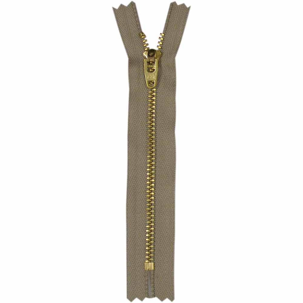 COSTUMAKERS Denim Closed End Zipper 18cm (7") - Light Beige - 1712
