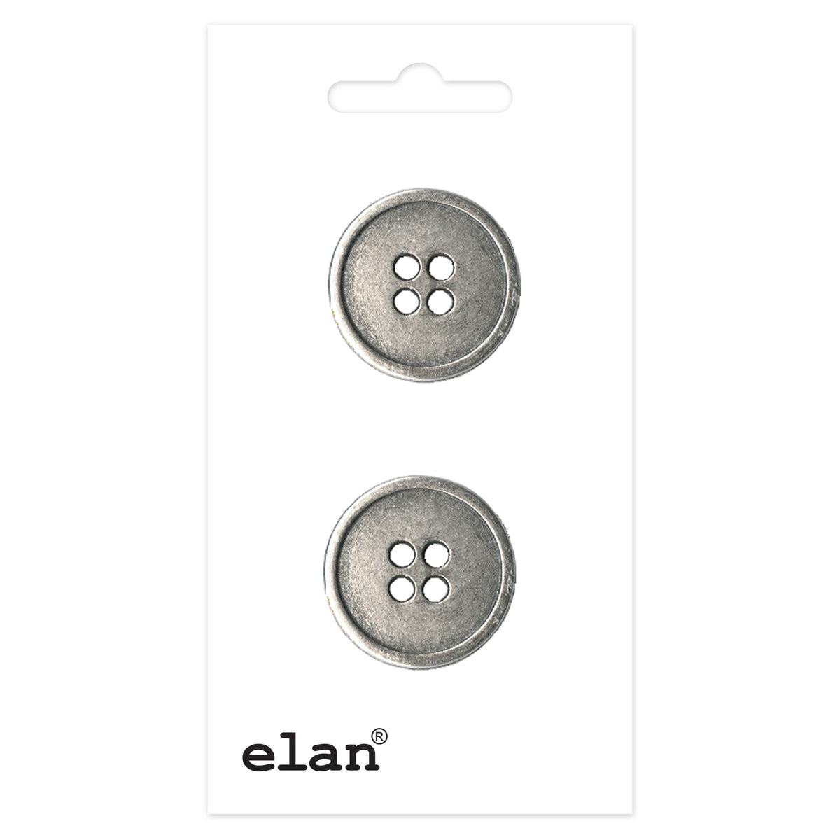 ELAN 4-Hole Buttons — 20 mm (3/4 in.) — 2 Pack