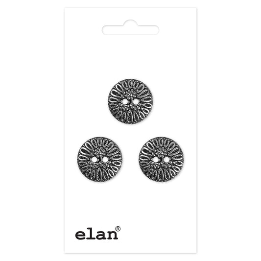 ELAN 2-Hole Button – 15mm (5/8") – 3 Count