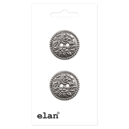 ELAN 2-Hole Button – 20 mm (3/4 in.) – 2 Pack - packaged product view