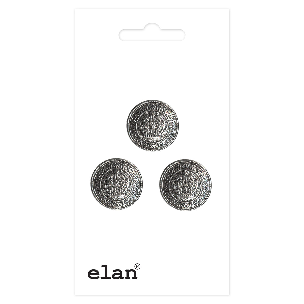 ELAN Shank Button 15 mm (5/8 in), 3 Count
