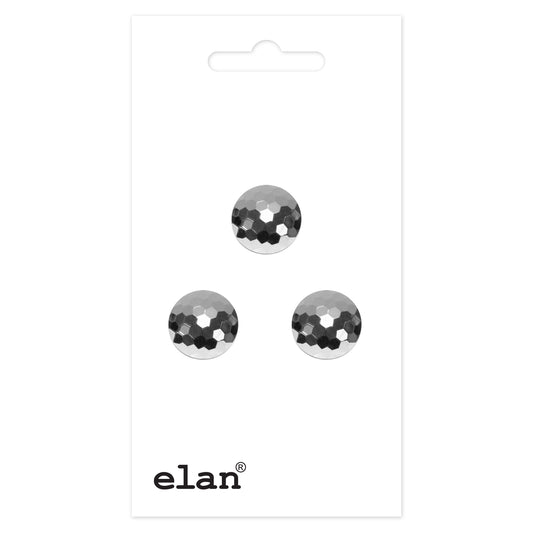 ELAN Shank Button 12 mm (1/2 in), 3 Count