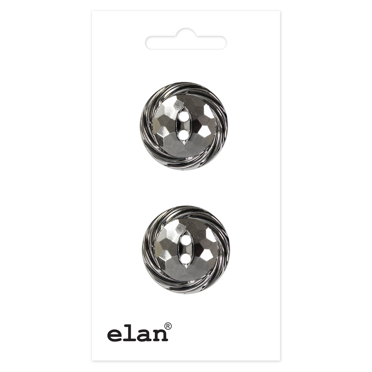 ELAN 2-Hole Button, 21mm (7/8 in), 2-Pack