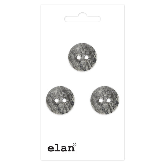 ELAN 2-Hole Button 15 mm (5/8 in) 3 Count