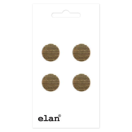 ELAN Shank Button 12 mm (1/2 in) 4 Count
