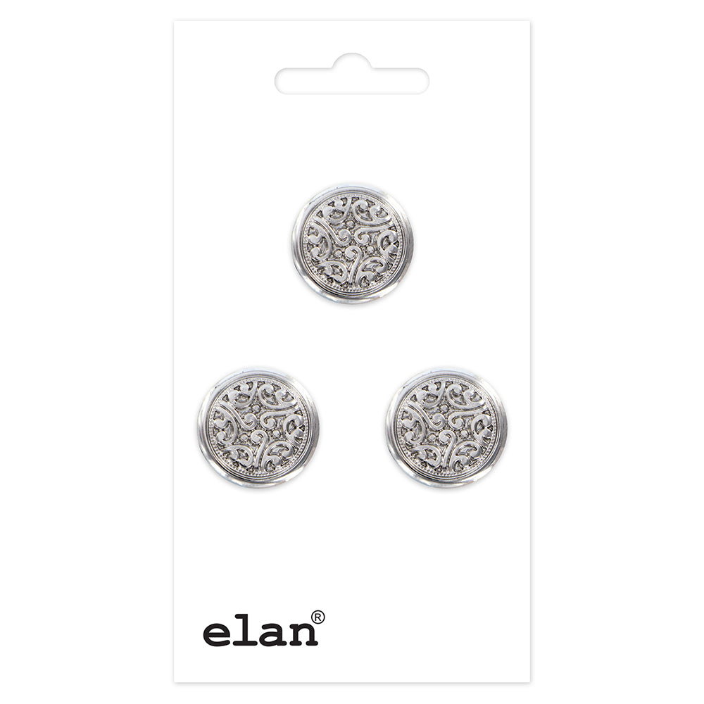 ELAN Shank Button - 15mm (5/8in) - 3pcs