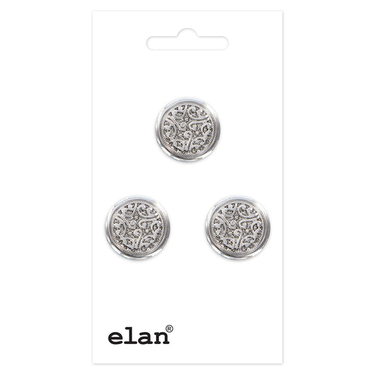 ELAN Shank Button - 15mm (5/8in) - 3pcs
