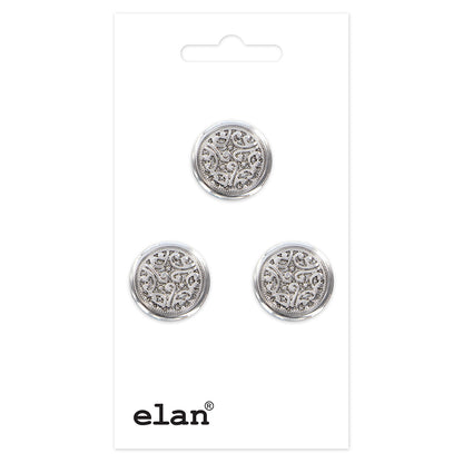 ELAN Shank Back Button 15 mm (5/8 in) 3 Count