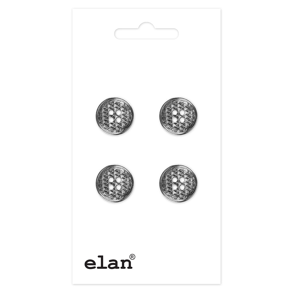 ELAN 4-Hole Button 11.5 mm (7/16 in) 4 Count