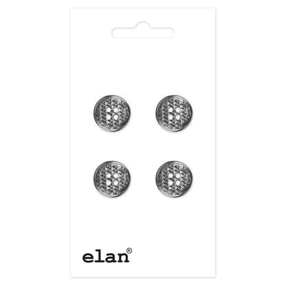 ELAN 4-Hole Button 11.5 mm (7/16 in) 4 Count