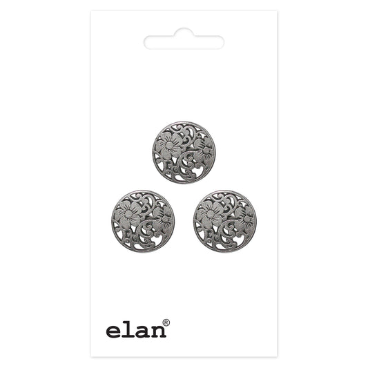 ELAN Shank Button 15 mm (5/8 in.) - 3 count
