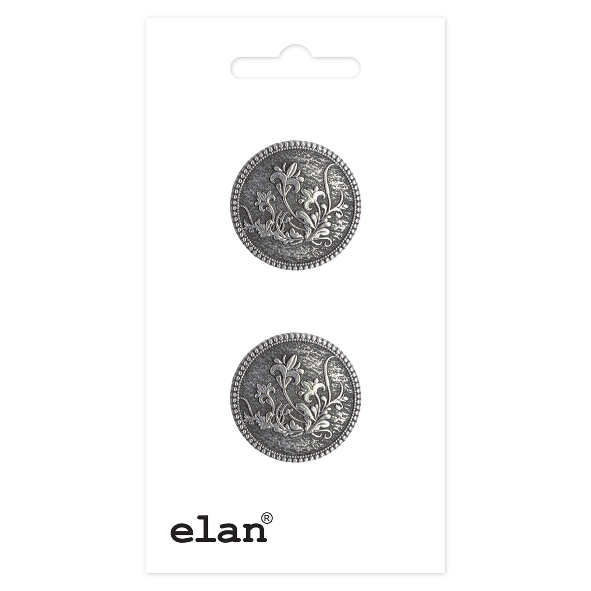 ELAN shank buttons, 19 mm (3/4 in.), 2-pack