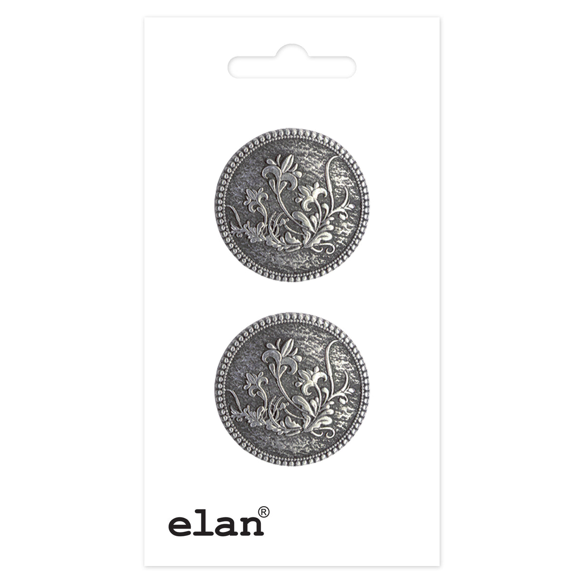 ELAN shank buttons, 23 mm (7/8 in.), 2-pack