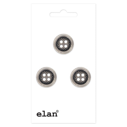 ELAN 4-Hole Sew-Through Button 13 mm (1/2 in), 4 Count