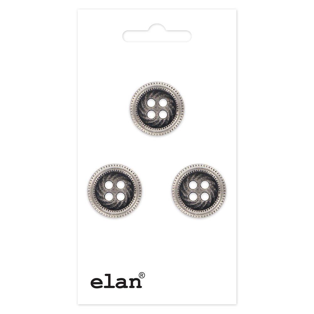 ELAN 4-Hole Sew-Through Button 15 mm (5/8 in), 2 Count
