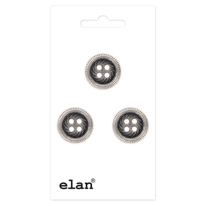 ELAN 4-Hole Sew-Through Button 15 mm (5/8 in), 2 Count