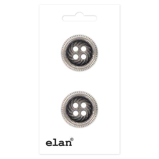 ELAN 4-Hole Sew-Through Button 19 mm (3/4 in), 2 Count