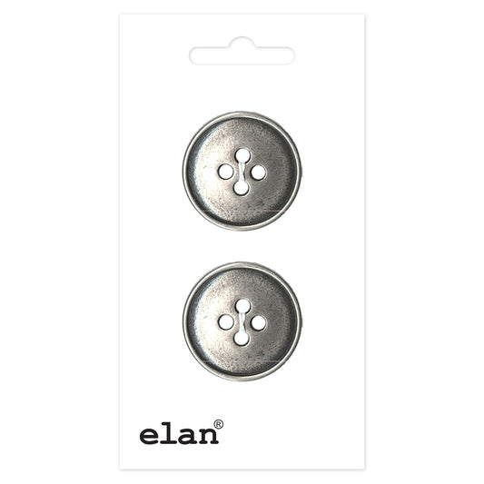 ELAN 4-Hole Sew-Through Button 21 mm (7/8 in), 2 Count