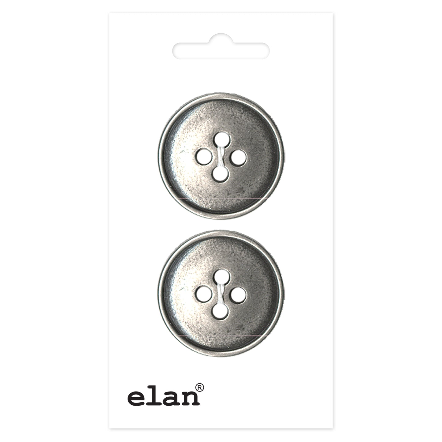ELAN 4 Hole Button - 25mm (1) - 2 count
